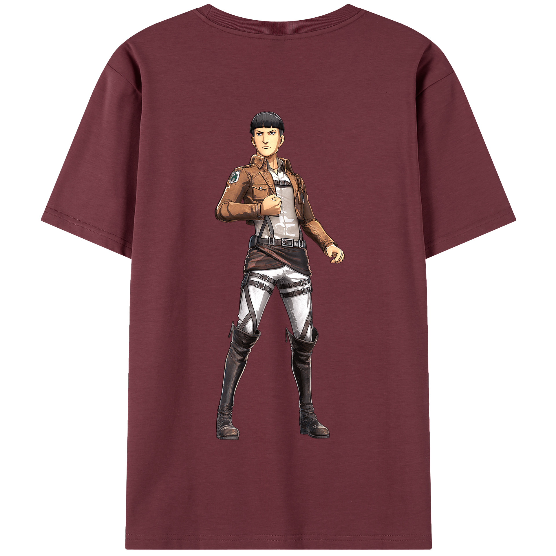 （画像用） 進撃の巨人 Attack on Titan 綿100％半袖Tシャツ（背面プリント）